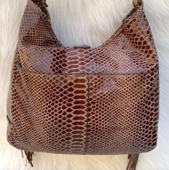 G.I.L.I. Exotic Snakeskin Hobo EUC - Picture 5 of 8